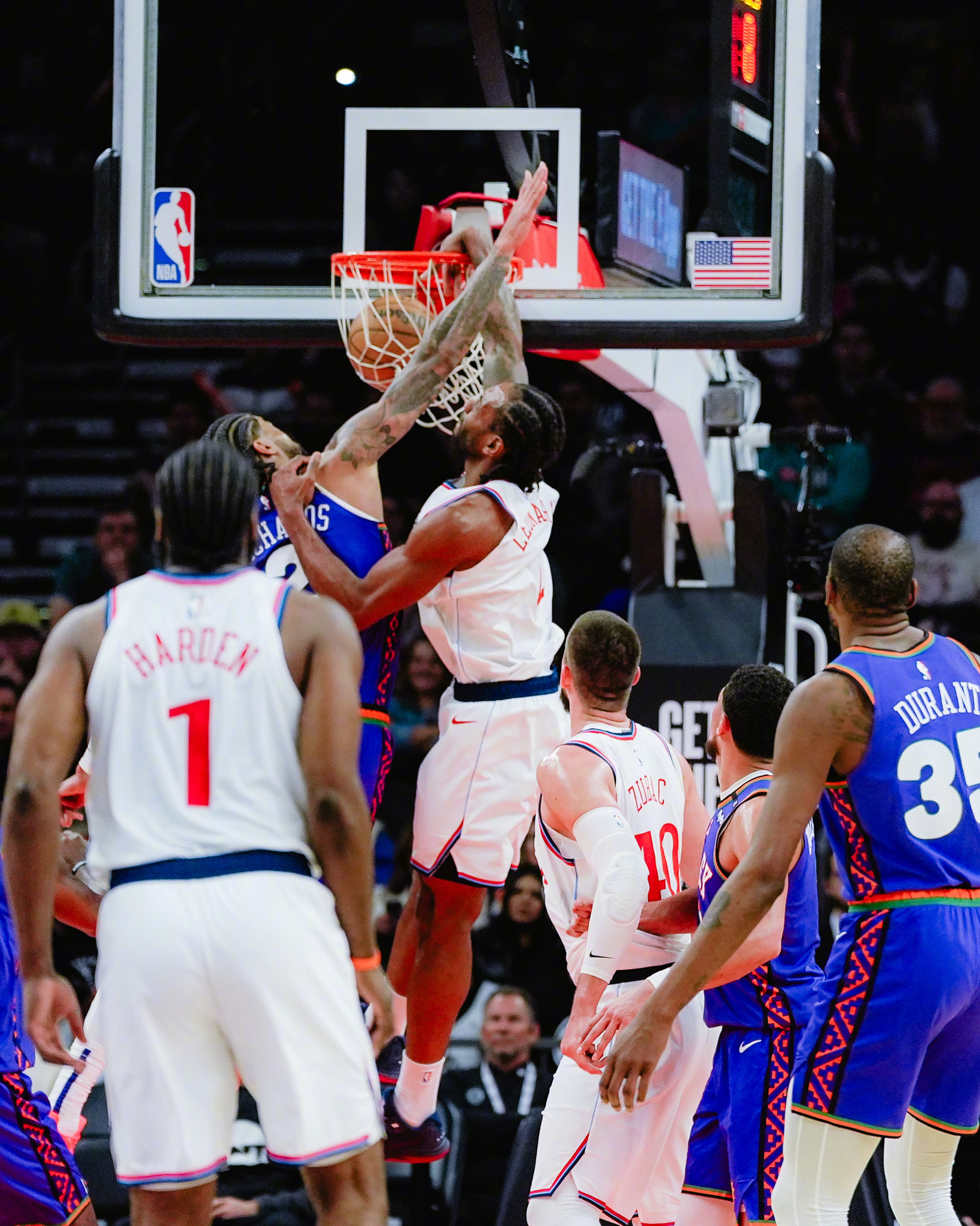 快船主场上演逆转大战